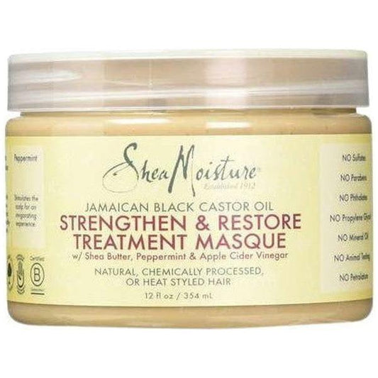 Shea Moisture Jamaican Black Castor Oil Strengthen & Restore Treatment Masque