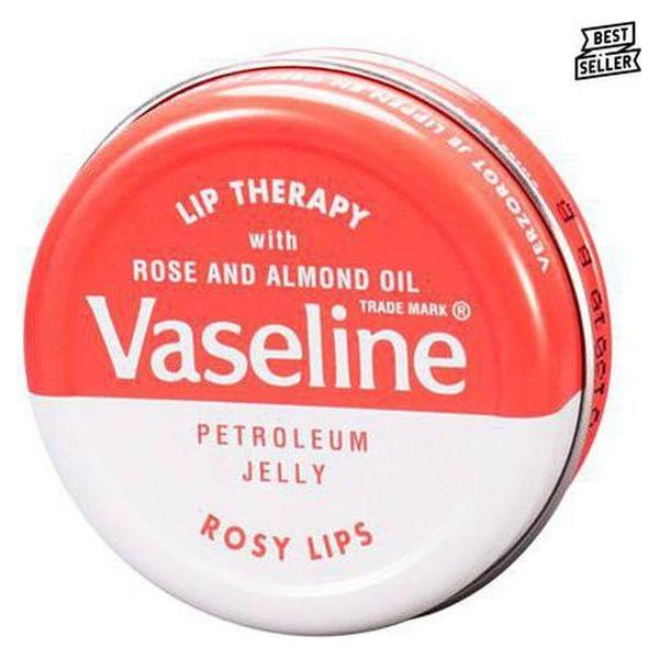 Vaseline Lip Therapy with Rose and Almond Oil, Rosy Lips