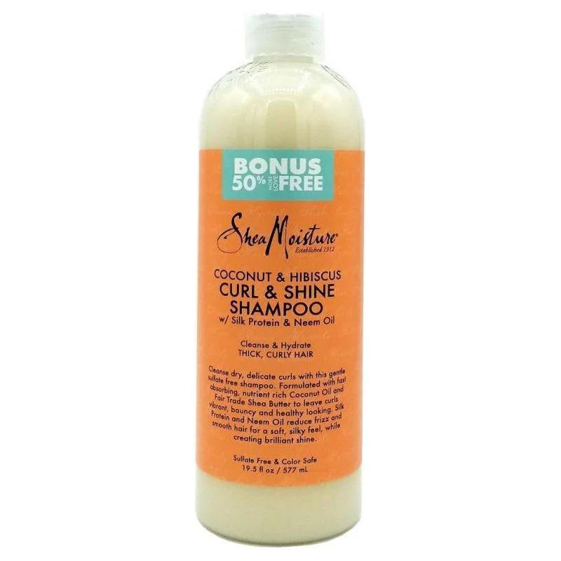 Shea Moisture Coconut & Hibiscus Curl & Shine Shampoo