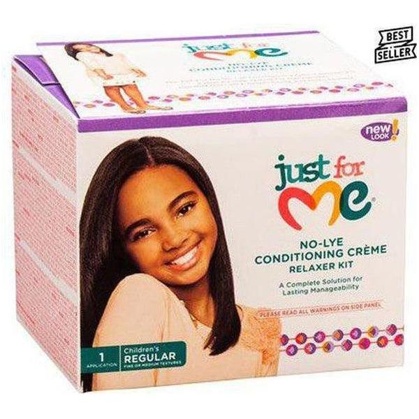 Soft and beautiful just for me! No-Lye Conditioning Cream Relaxer Kit Regular